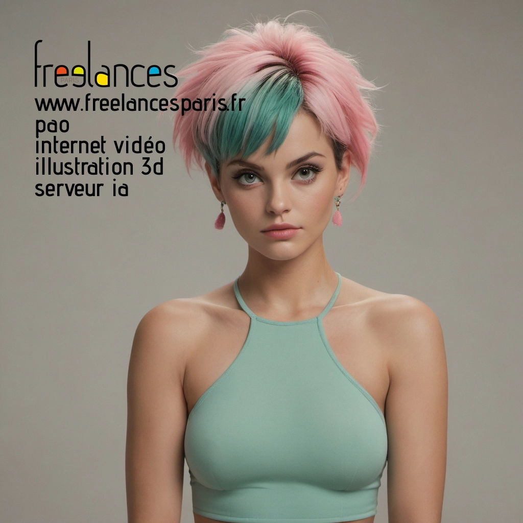 Pao mise en page internet vidéo illustration 3d serveur IA générative AI freelance paris studio de création magazines 8l42fnb0